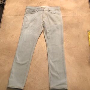 J Brand Mick very light blue denim skinny ankle jeans